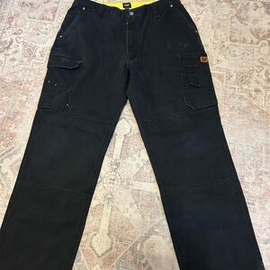 CAT Black Cargo Pants